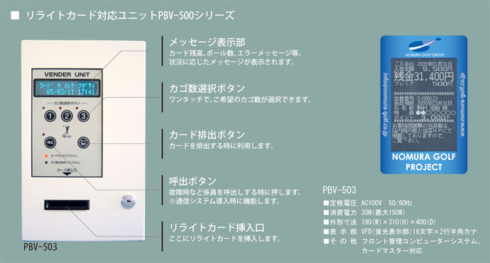 リライトカード対応ユニット PBV-500
